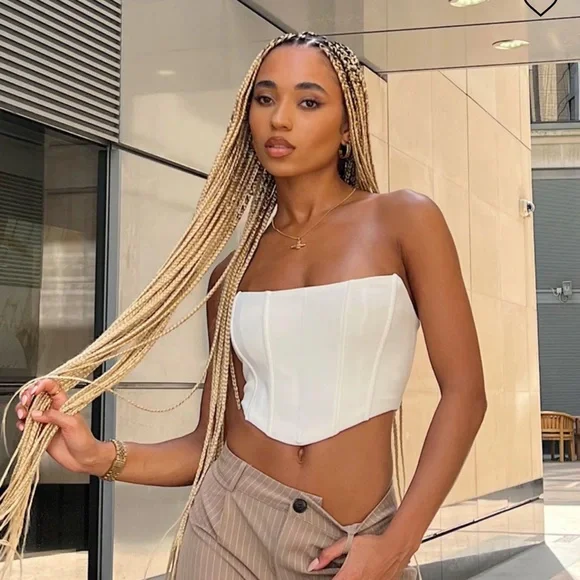 Princess Polly Carlie top white - Picture 4 of 12